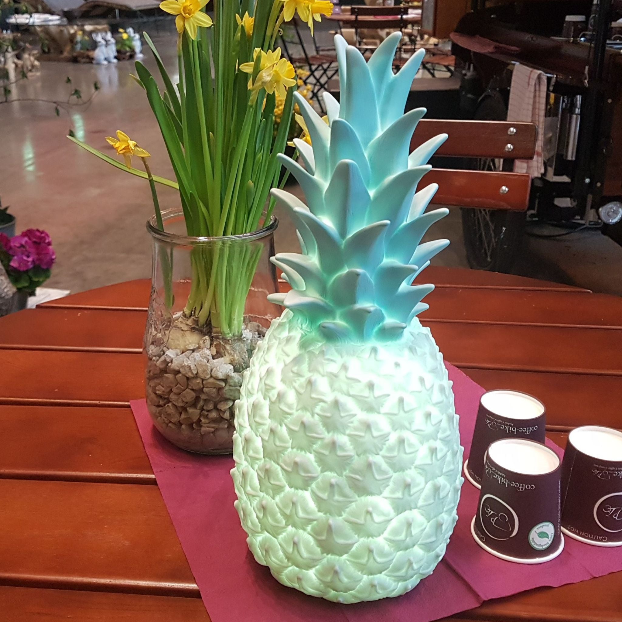 PINACOLADA lamp, bruchfeste Akku-LED Ananasleuchte von Goodnight light