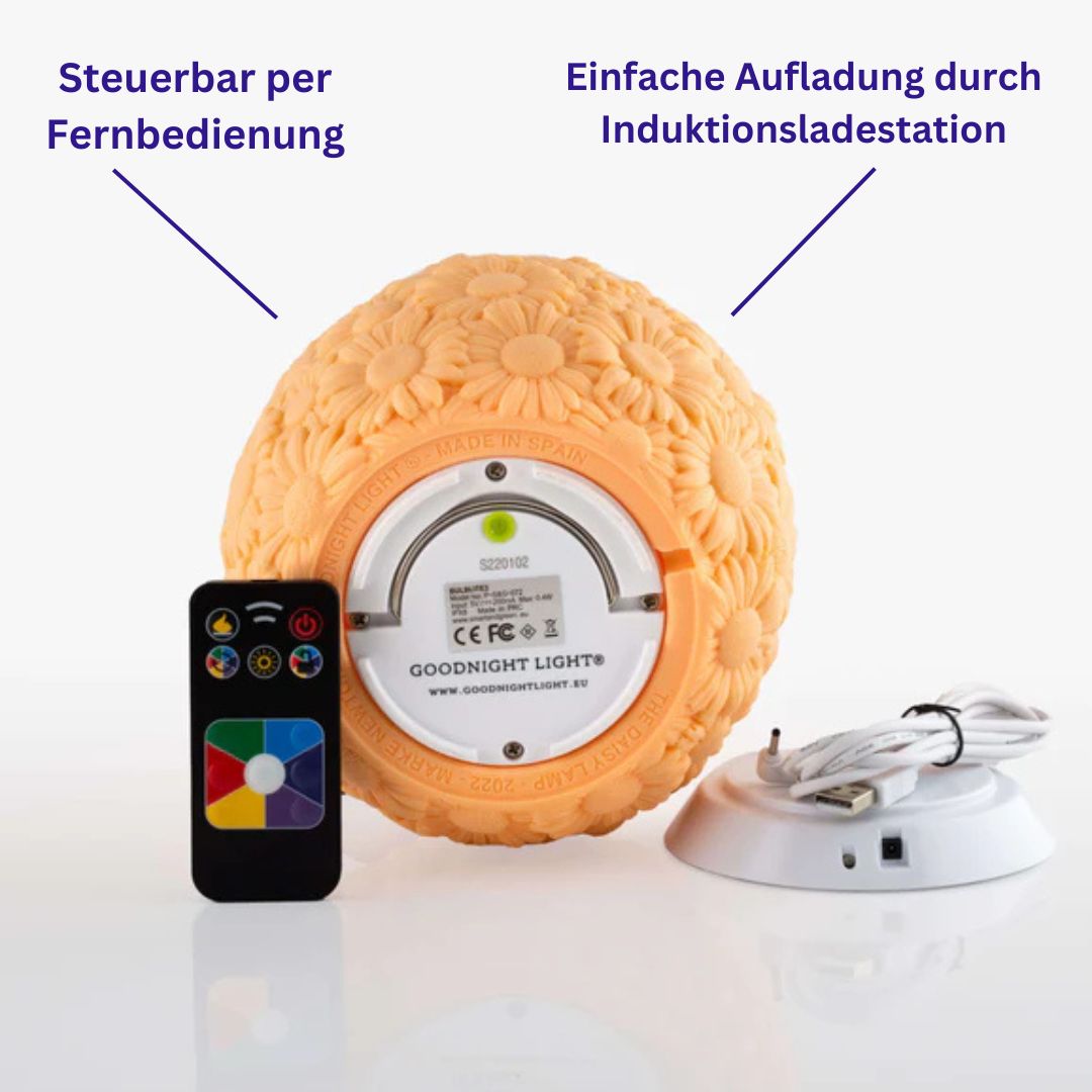 DAISY lamp - MELON, Akku LED Tischleuchte mit Farbwechsel von Goodnight light