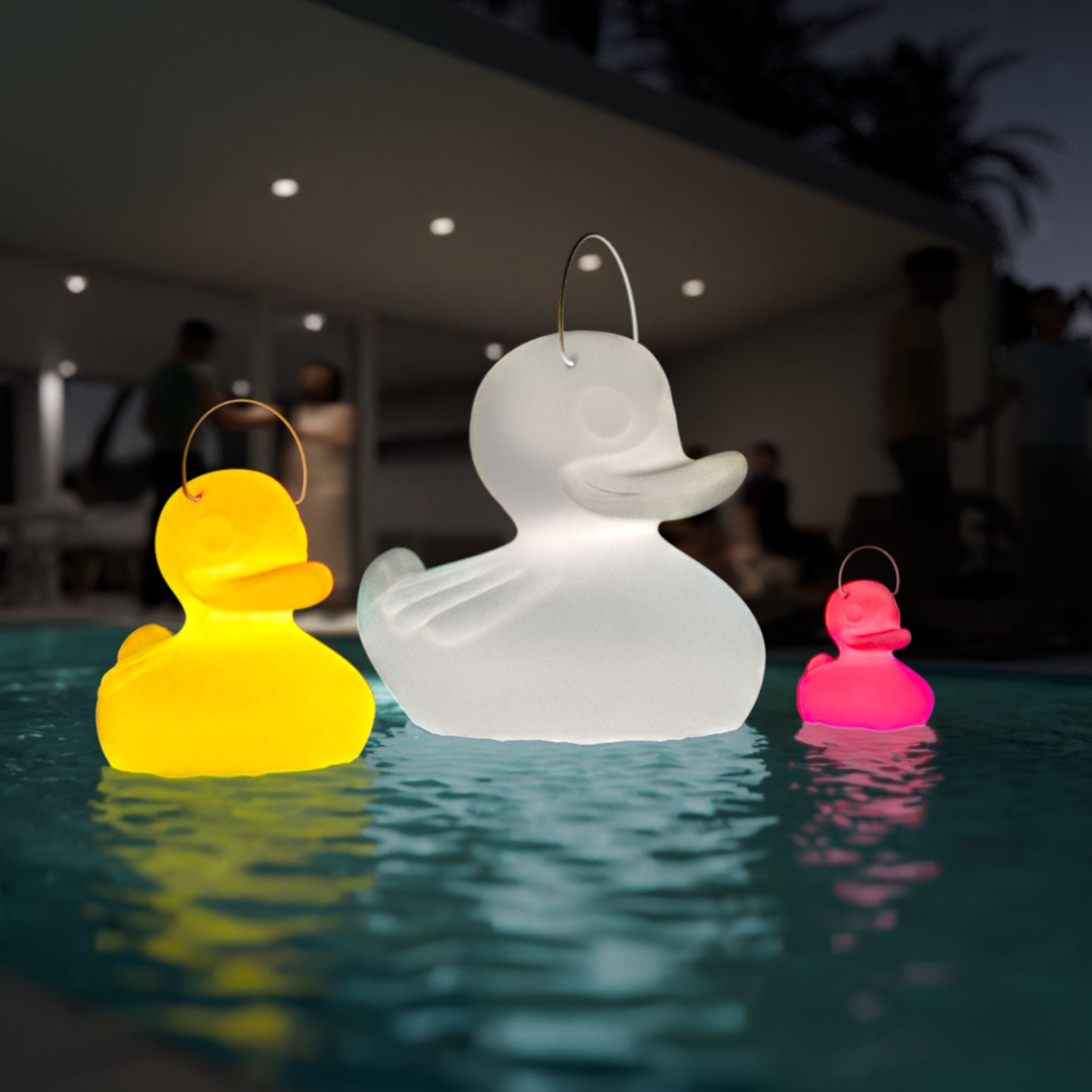 MEGA-DUCK lamp Gelb - Höhe 85cm - schwimmfähig von Goodnight light