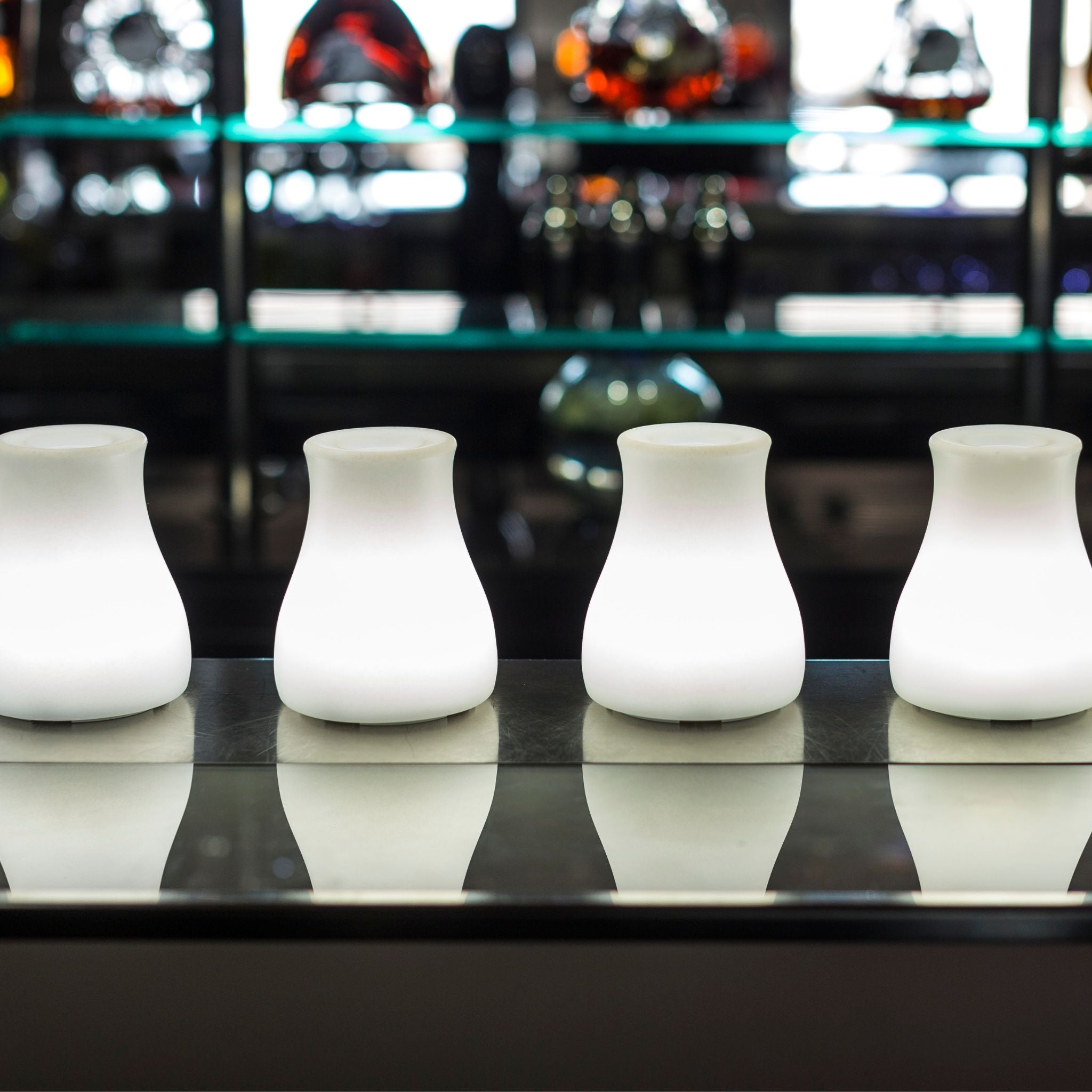 OLIO Akku-LED, bruchfeste, wasserdichte Tischvase von Smart and Green
