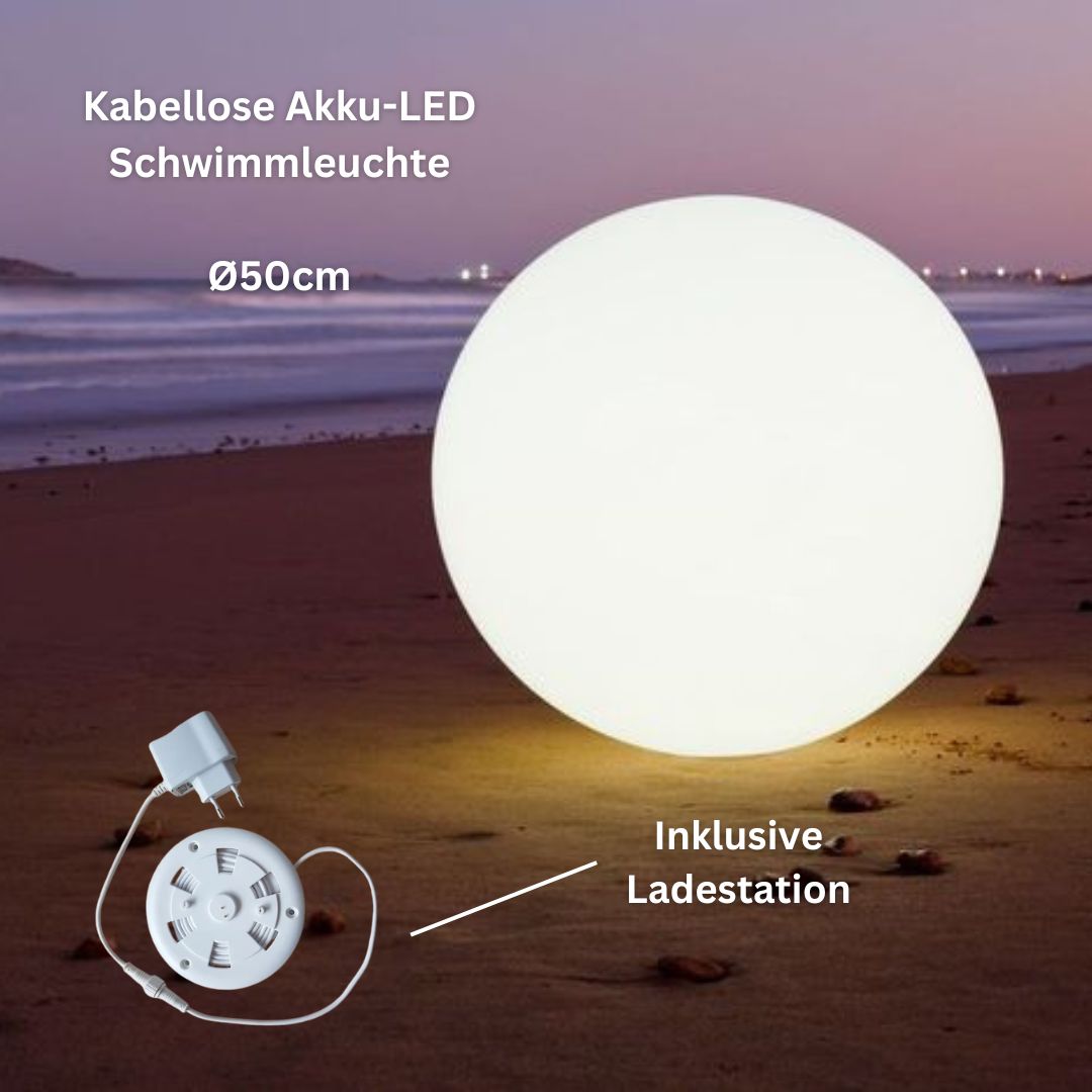 GLOBE kabellose, Outdoor Lichtkugel Ø50cm von Smart and Green