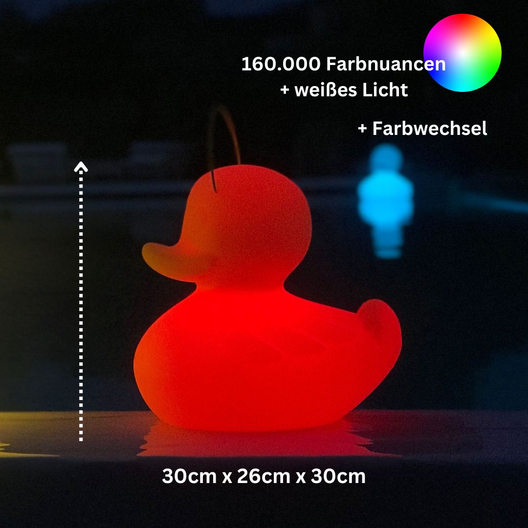DUCK-DUCK lamp S, Akku-LED Schwimmente von Goodnight light