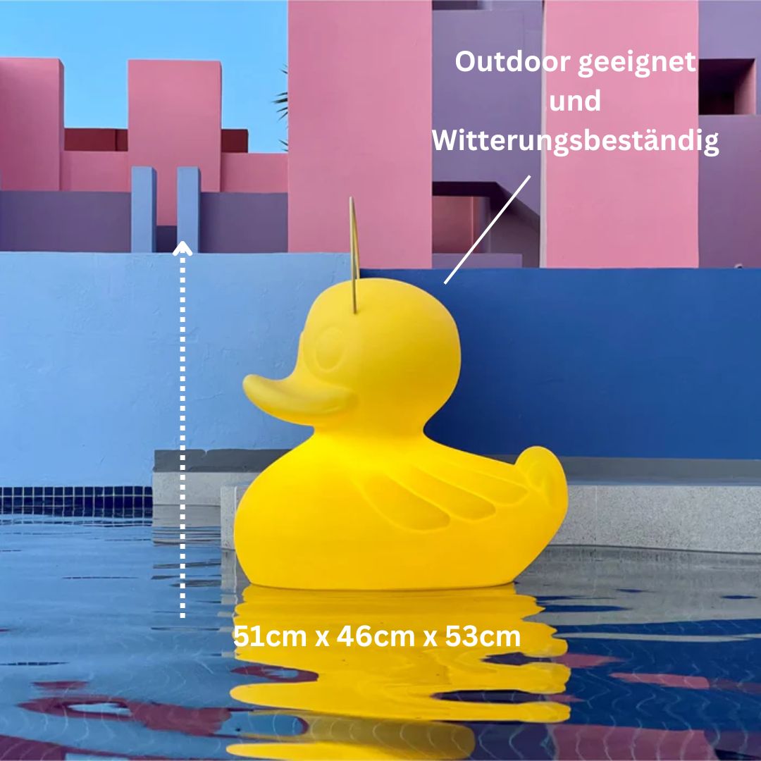 DUCK-DUCK lamp XL Schwimmleuchte - 51cm in Gelb von Goodnight light
