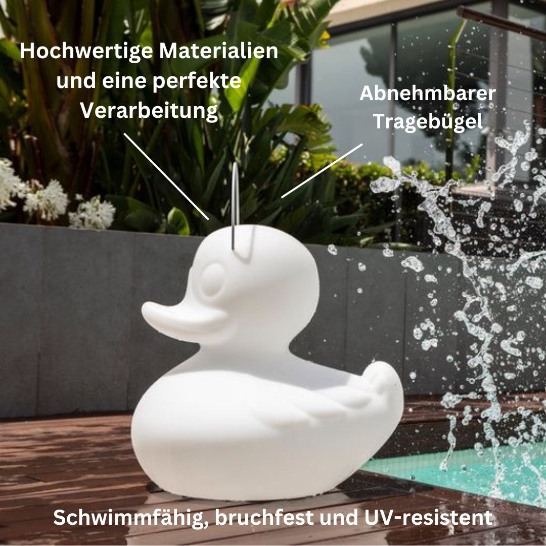 DUCK-DUCK lamp XL - Schwimmleuchte, Farbwechsel 51cm hoch von Goodnight light