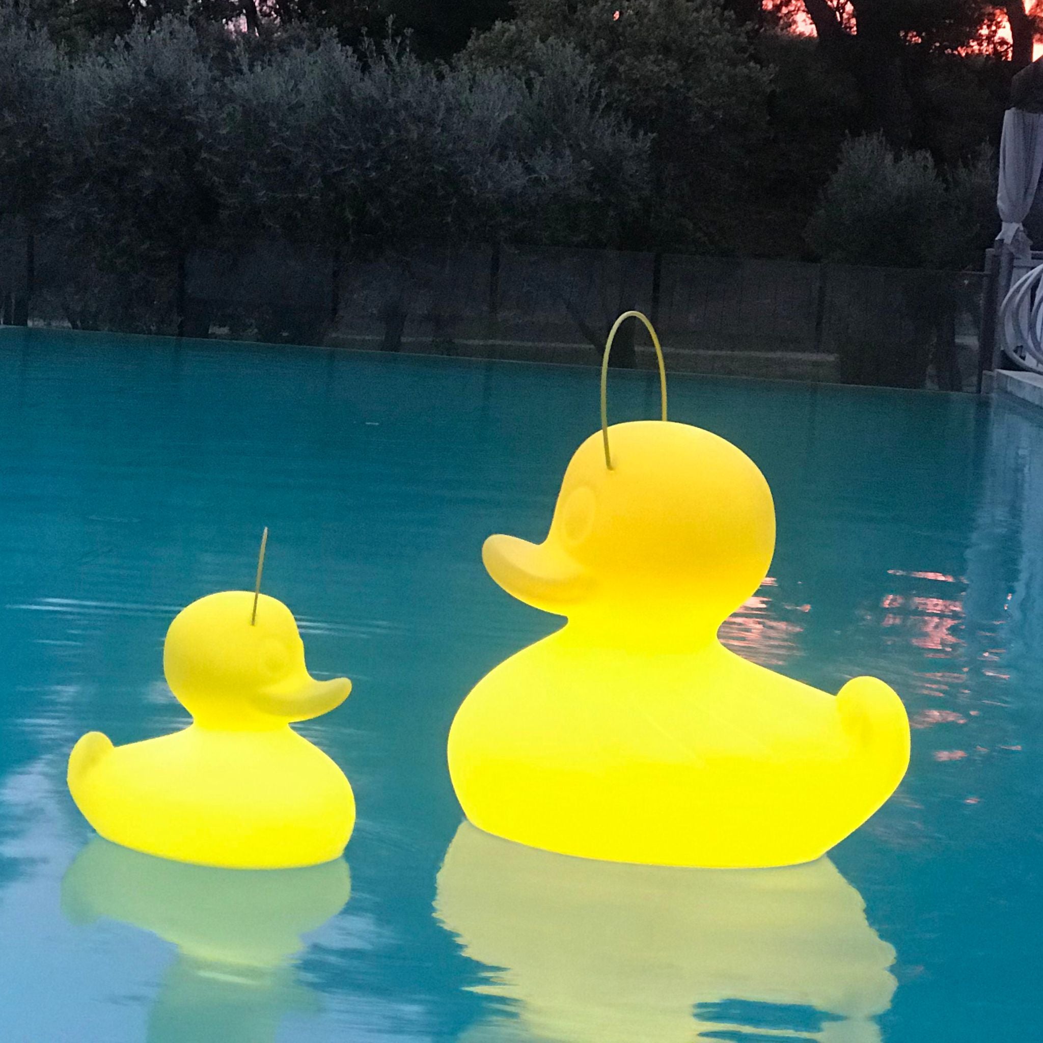 DUCK-DUCK lamp -  Set aus 1 x XL (51cm) +1 x Small (30cm) in Gelb