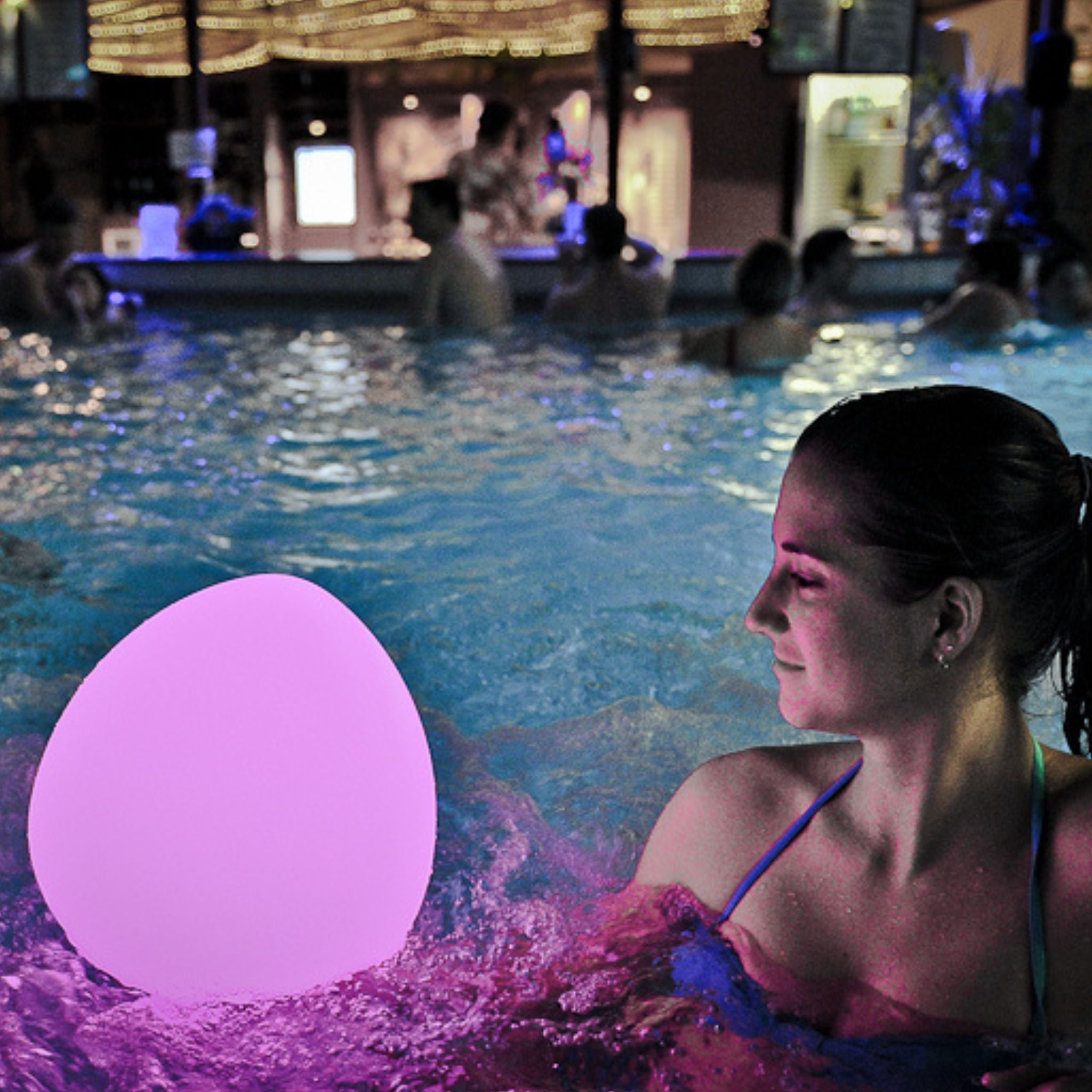 STONE S, Akku LED Leuchte, bruchfest, schwimmfähig von Smart and Green