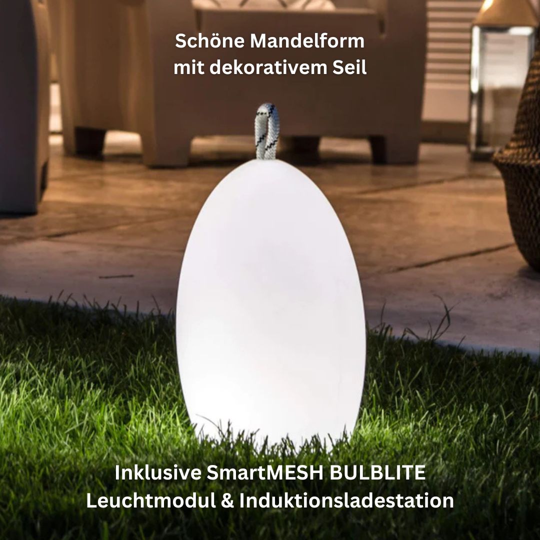 AMANDE S kabellose, Outdoor Leuchte von Smart and Green