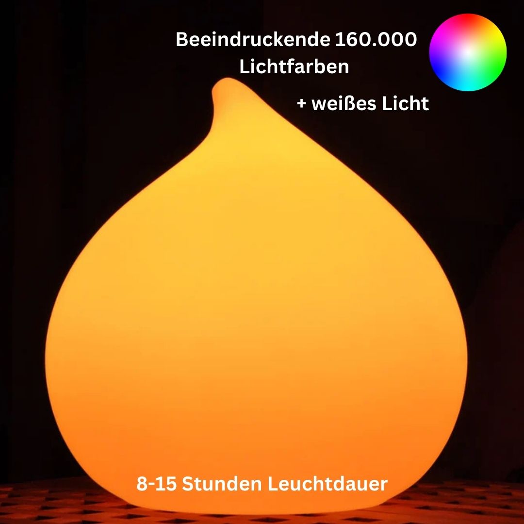 DEW -kabellose, schwimmfähige Designleuchte von Smart and Green